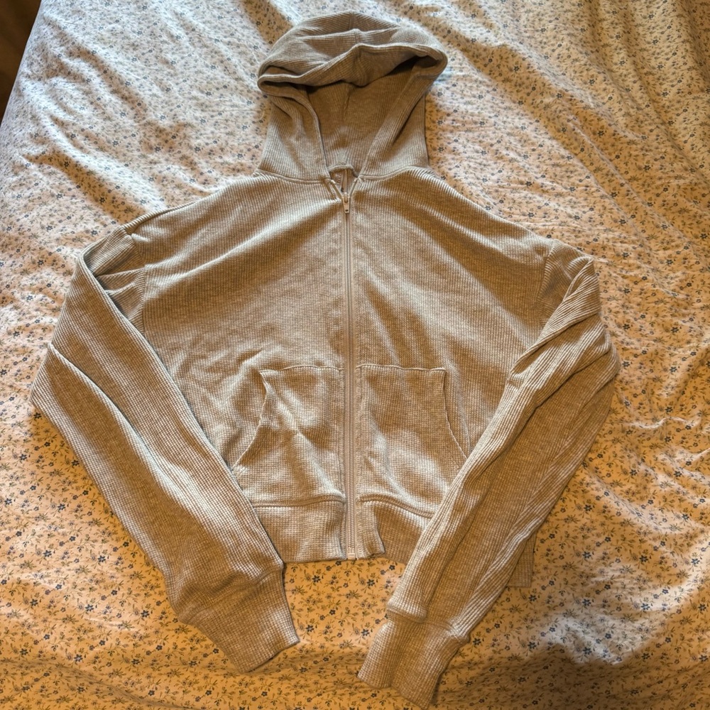 Skims waffle knit hoodie!